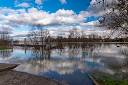 Innondation Saone,  Anse