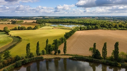 Étang de la Dombes, drone 
