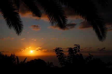 Coucher de soleil à la Montagne, Saint Denis